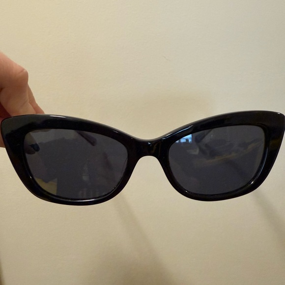 kate spade Accessories - Kate Spade Black Cat-Eye Sunglasses - Brand New!